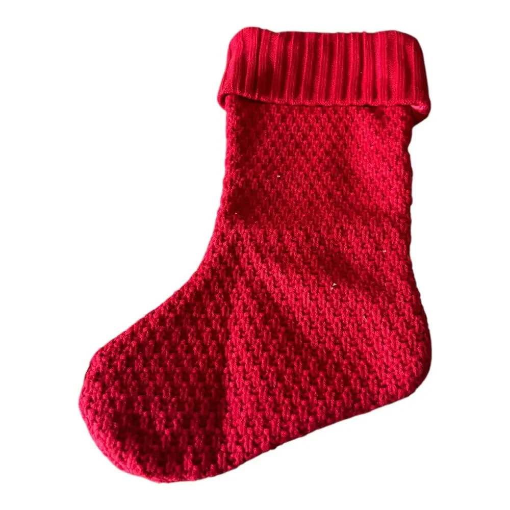 Wondershop Monogram Stocking Red Knit J Letter